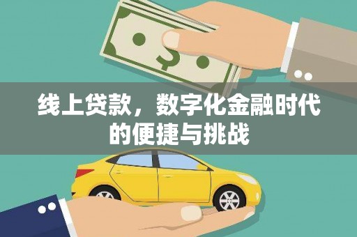 沙依巴克线上贷款，数字化金融时代的便捷与挑战