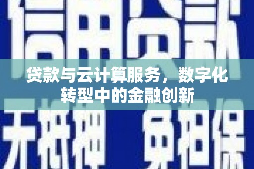 沙依巴克贷款与云计算服务，数字化转型中的金融创新
