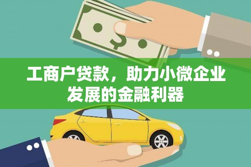 沙依巴克工商户贷款，助力小微企业发展的金融利器