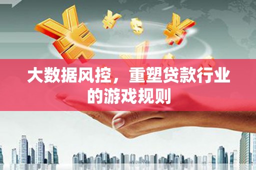 沙依巴克大数据风控，重塑贷款行业的游戏规则