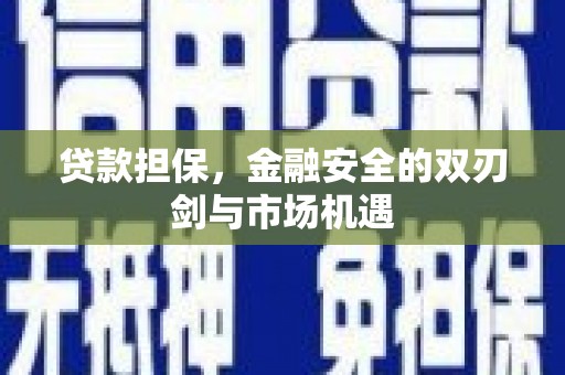 沙依巴克贷款担保，金融安全的双刃剑与市场机遇