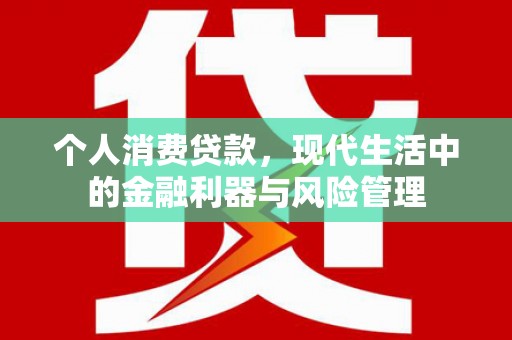 沙依巴克个人消费贷款，现代生活中的金融利器与风险管理