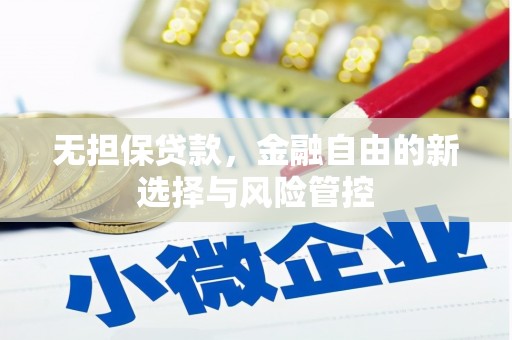 沙依巴克无担保贷款，金融自由的新选择与风险管控