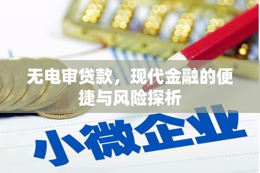 沙依巴克无电审贷款，现代金融的便捷与风险探析