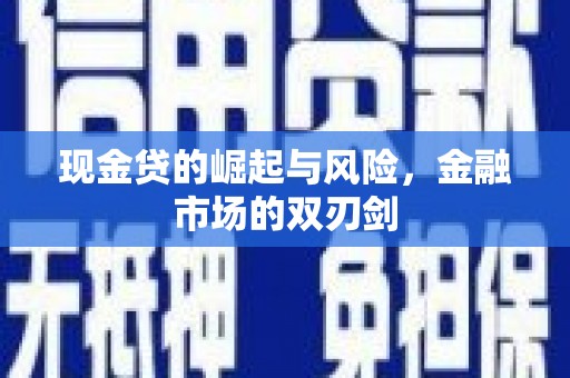 沙依巴克现金贷的崛起与风险，金融市场的双刃剑