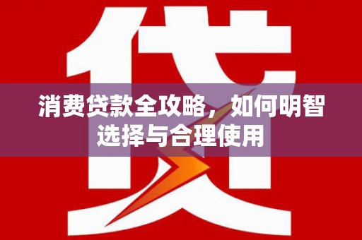 沙依巴克消费贷款全攻略，如何明智选择与合理使用