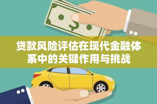 沙依巴克贷款风险评估在现代金融体系中的关键作用与挑战