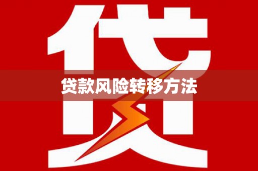 沙依巴克贷款风险转移方法