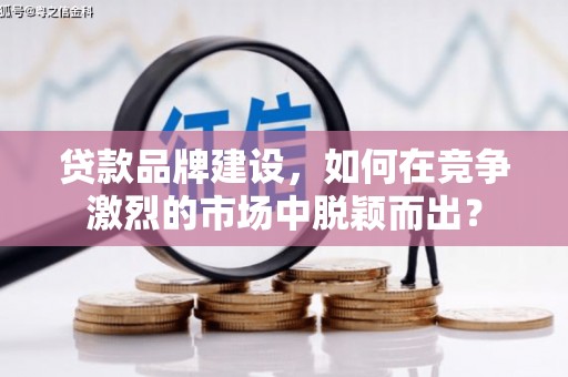 沙依巴克贷款品牌建设，如何在竞争激烈的市场中脱颖而出？