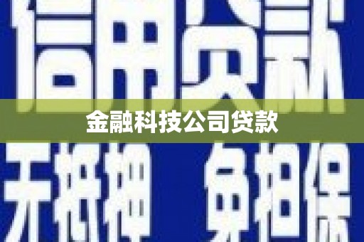 沙依巴克金融科技公司贷款
