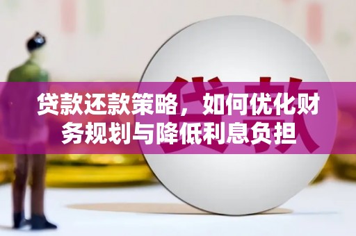 沙依巴克贷款还款策略，如何优化财务规划与降低利息负担