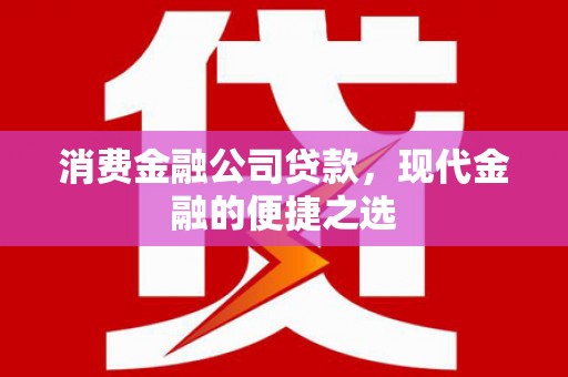 沙依巴克消费金融公司贷款，现代金融的便捷之选