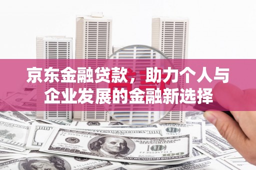 沙依巴克京东金融贷款，助力个人与企业发展的金融新选择