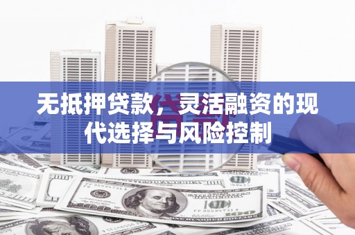 沙依巴克无抵押贷款，灵活融资的现代选择与风险控制