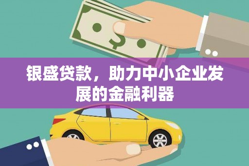 沙依巴克银盛贷款，助力中小企业发展的金融利器