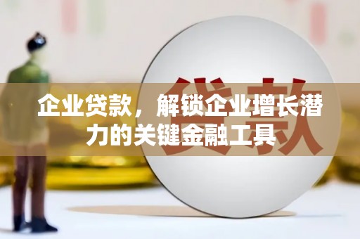 沙依巴克企业贷款，解锁企业增长潜力的关键金融工具