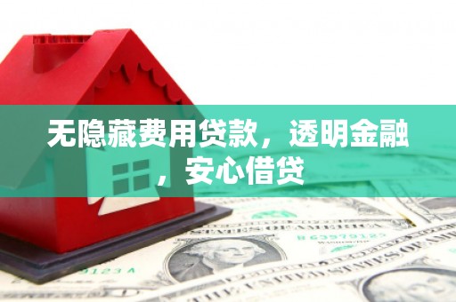 沙依巴克无隐藏费用贷款，透明金融，安心借贷