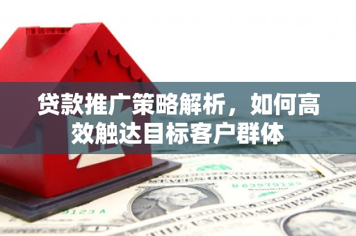 沙依巴克贷款推广策略解析，如何高效触达目标客户群体