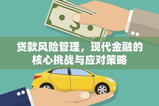 沙依巴克贷款风险管理，现代金融的核心挑战与应对策略
