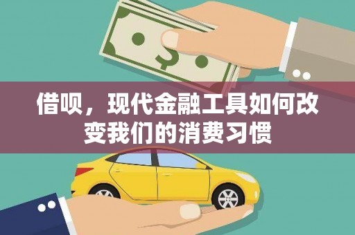 沙依巴克借呗，现代金融工具如何改变我们的消费习惯