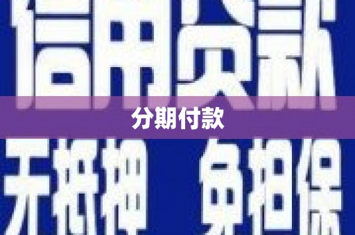 沙依巴克分期付款
