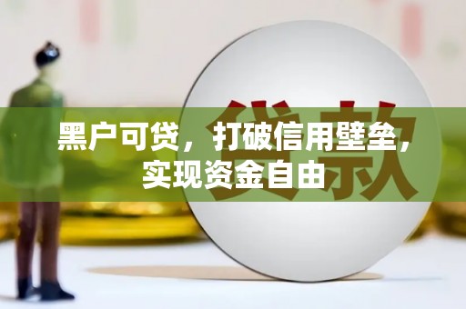 沙依巴克黑户可贷，打破信用壁垒，实现资金自由