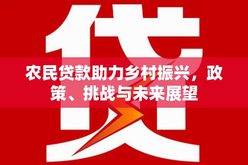 沙依巴克农民贷款助力乡村振兴，政策、挑战与未来展望