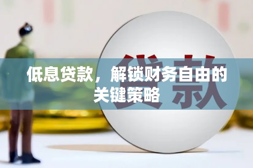 沙依巴克低息贷款，解锁财务自由的关键策略