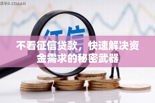 沙依巴克不看征信贷款，快速解决资金需求的秘密武器