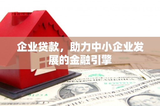 沙依巴克企业贷款，助力中小企业发展的金融引擎