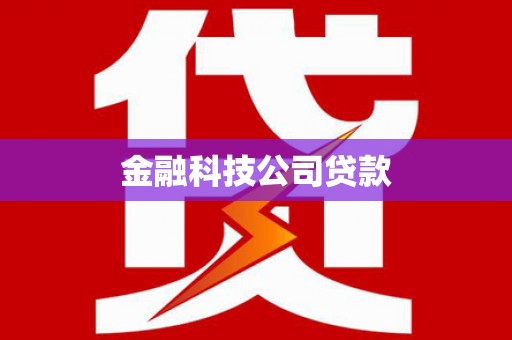 沙依巴克金融科技公司贷款