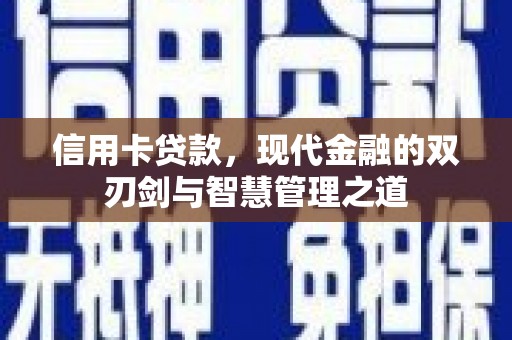 沙依巴克信用卡贷款，现代金融的双刃剑与智慧管理之道