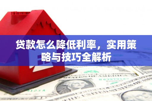 沙依巴克贷款怎么降低利率，实用策略与技巧全解析