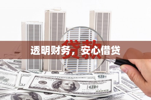 沙依巴克透明财务，安心借贷