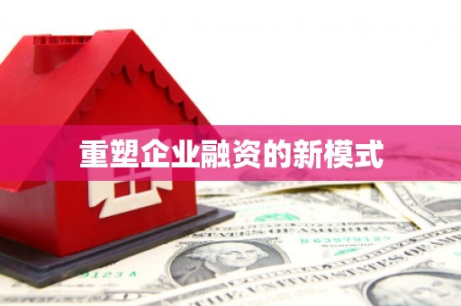 沙依巴克重塑企业融资的新模式