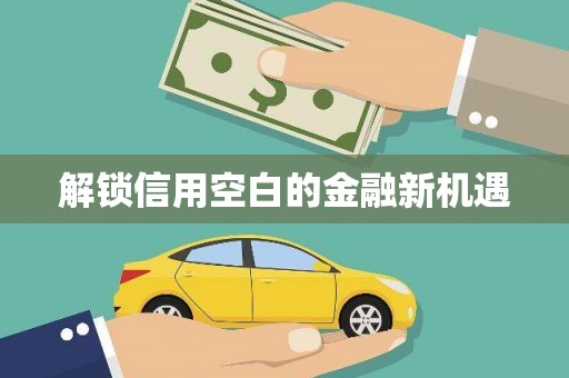 沙依巴克解锁信用空白的金融新机遇